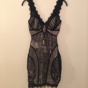 Lace Bebe Form-Fitting Dress